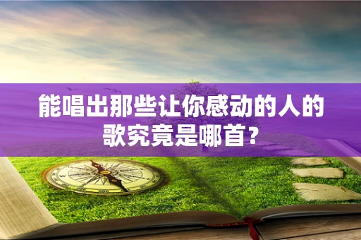 能唱出那些让你感动的人的歌究竟是哪首？